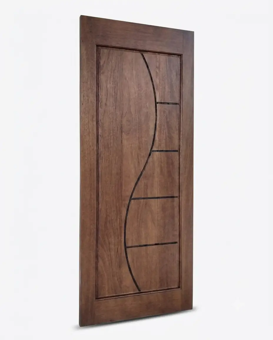 Porta Externa Cedro Frisada